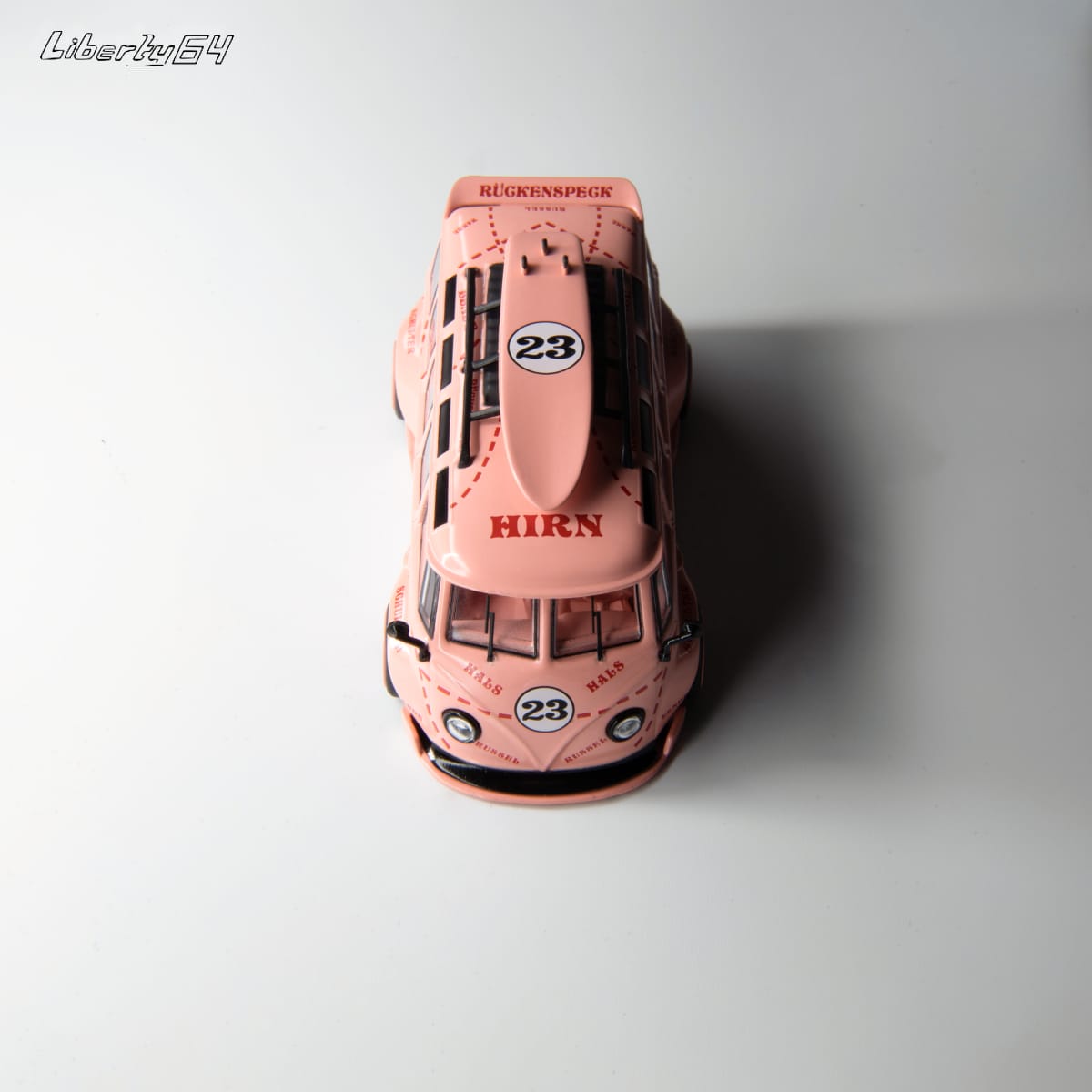 Liberty64 1/64 VW T1 Kombi Visible Engine PinkPig 23#