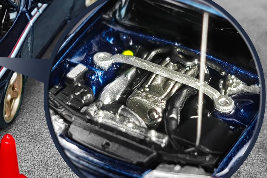 Focal Horizon 1/64 Skyline GT-R R32 Nismo S-Tune Dark Blue - Open-Hood Visible Engine (Limited To 999pcs)