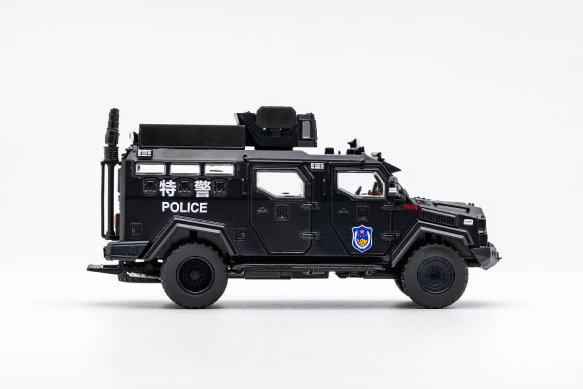 GCD 1/64 Huakai APC Super Duty F-550 Chassis Cab Smilodon Armored Riot Vehicle