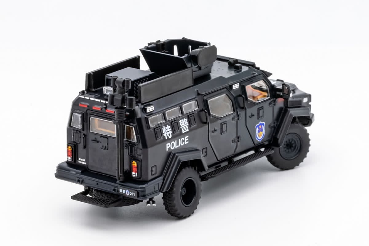 GCD 1/64 Huakai APC Super Duty F-550 Chassis Cab Smilodon Armored Riot Vehicle