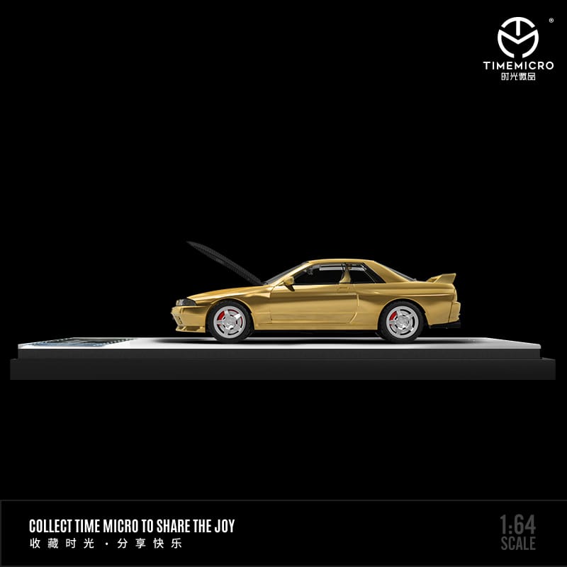 Time Micro 1/64 Skyline GT-R R32 Open-Hood Visible Engine