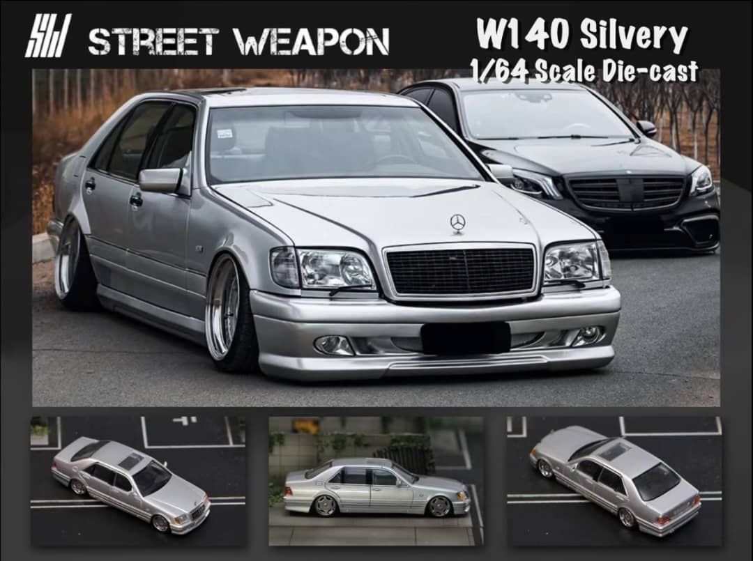Street Weapon 1/64 W140 SILVER