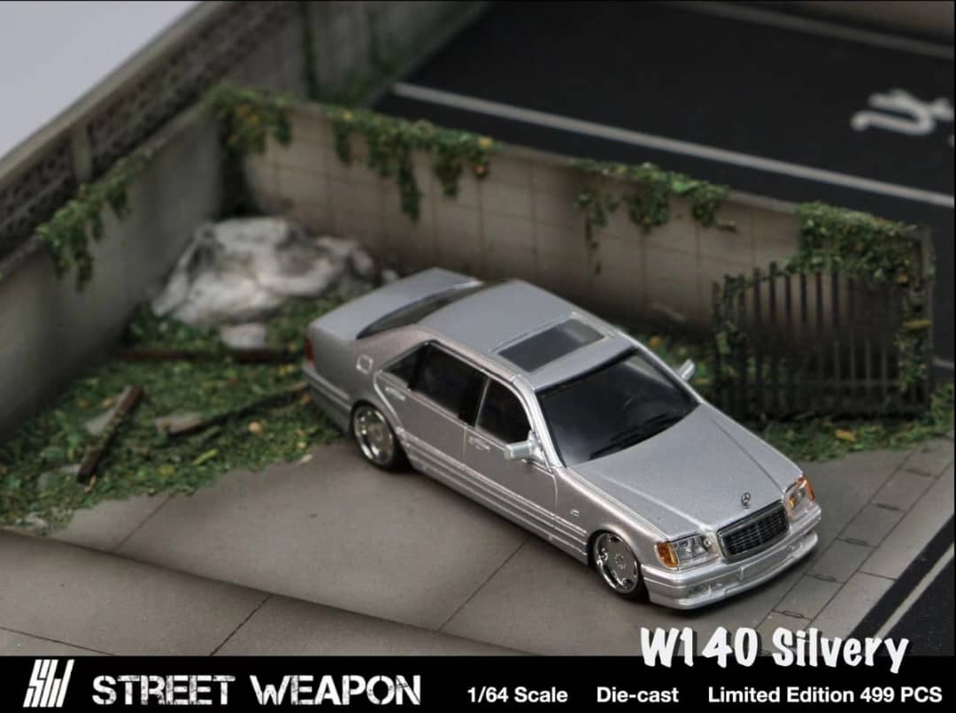 Street Weapon 1/64 W140 SILVER