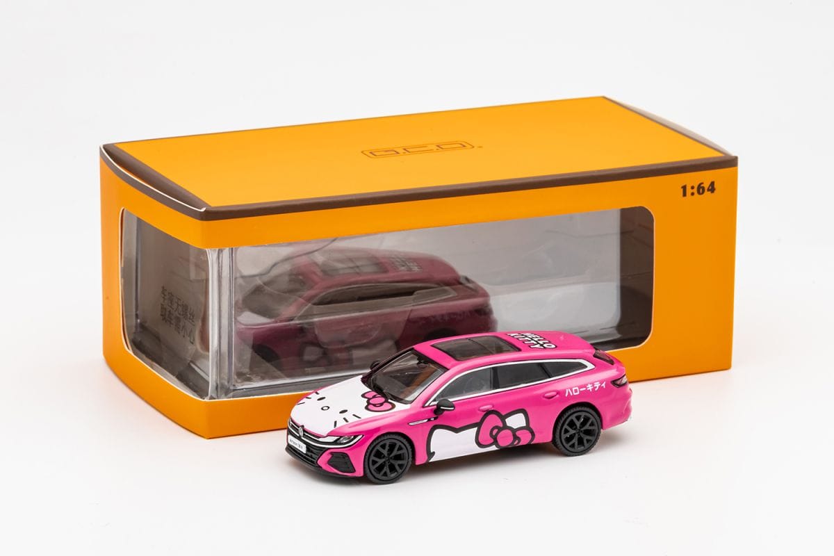GCD 1/64 VW Arteon R (CC) Shooting Brake Pink Cartoon