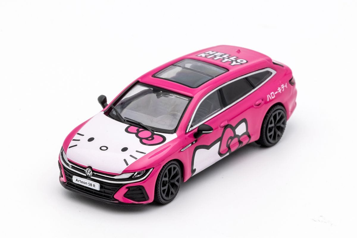 GCD 1/64 VW Arteon R (CC) Shooting Brake Pink Cartoon