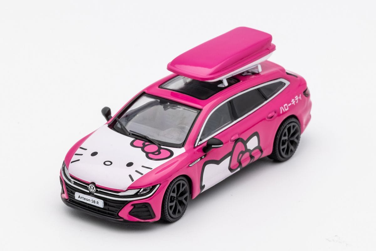 GCD 1/64 VW Arteon R (CC) Shooting Brake Pink Cartoon