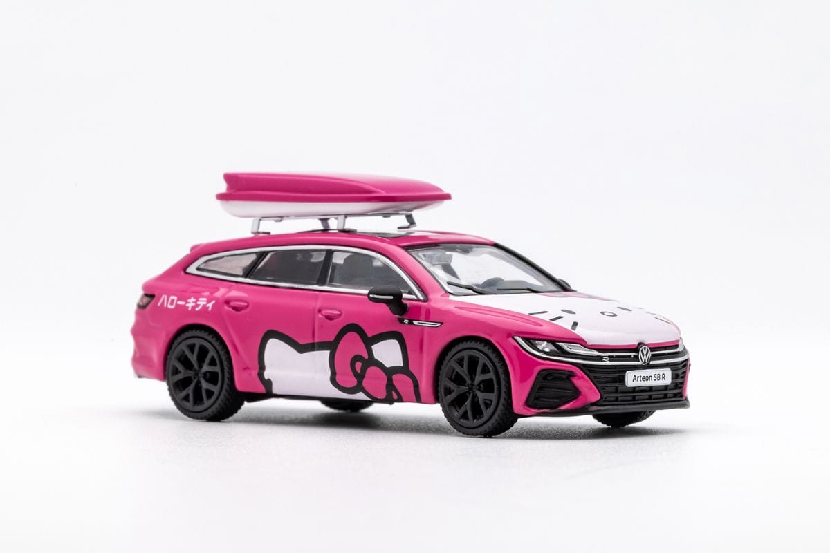 GCD 1/64 VW Arteon R (CC) Shooting Brake Pink Cartoon