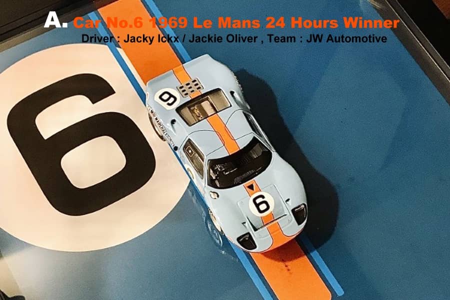 Zoom 1/64 Ford GT40 Mk1 (P/1075) Gulf