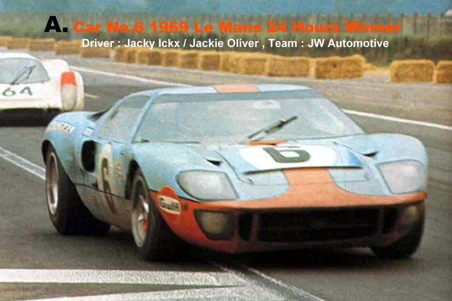 Zoom 1/64 Ford GT40 Mk1 (P/1075) Gulf