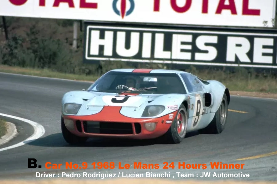 Zoom 1/64 Ford GT40 Mk1 (P/1075) Gulf