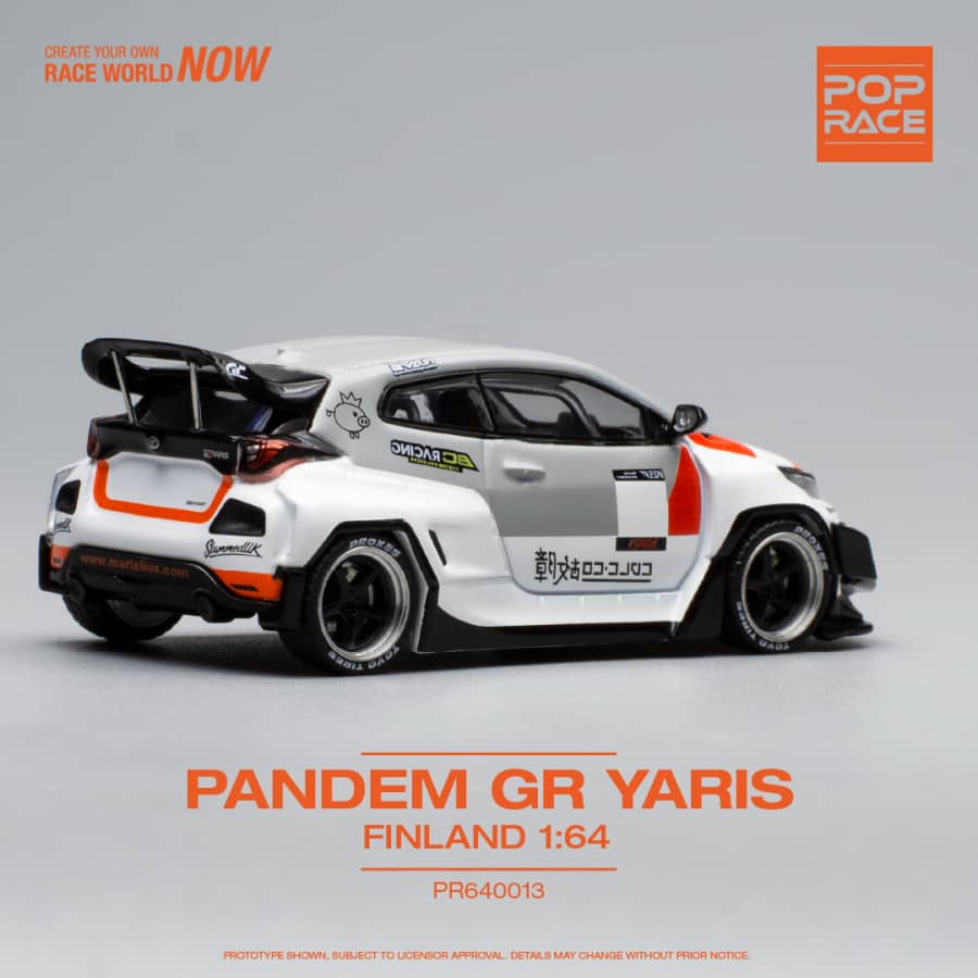 Pop Race 1/64 GR YARIS FINLAND