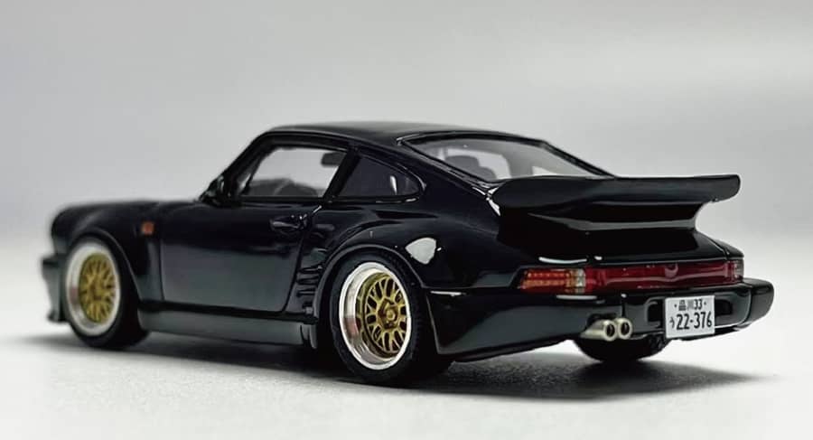 Master 1/64 Black Bird 911 930 Turbo (Openable Tailhood, Visible Engine)