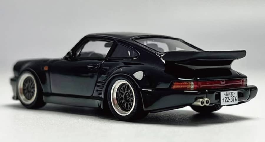 Master 1/64 Black Bird 911 930 Turbo (Openable Tailhood, Visible Engine)