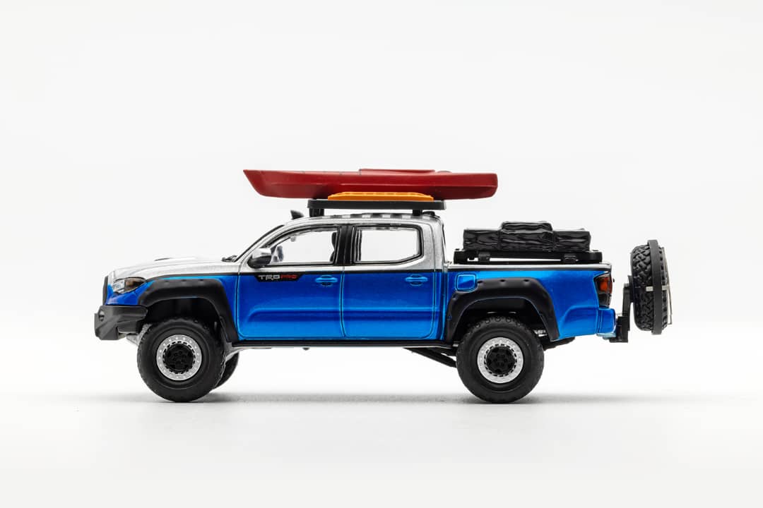 GCD 1/64 Toyota Tacoma N300 Offroad Version(239) - Blue Silver