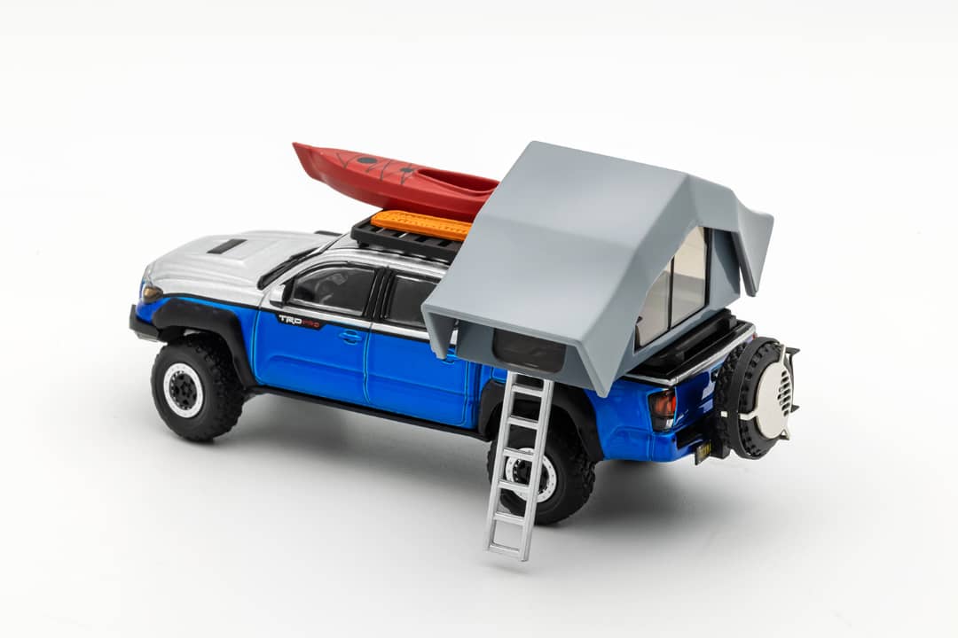 GCD 1/64 Toyota Tacoma N300 Offroad Version(239) - Blue Silver