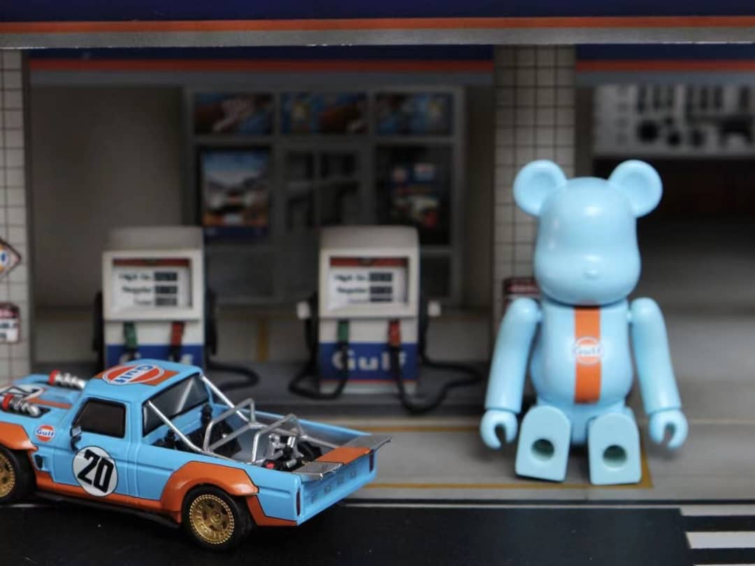 Street Weapon 1/64 F-150 Hoonitruck Hoonigan Ken Block Matt Black / Gulf 20#