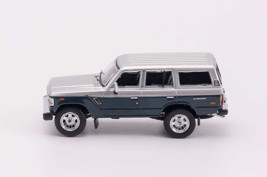 GCD 1/64 Toyota Land Cruiser LC60 (J60) - Silver Blue