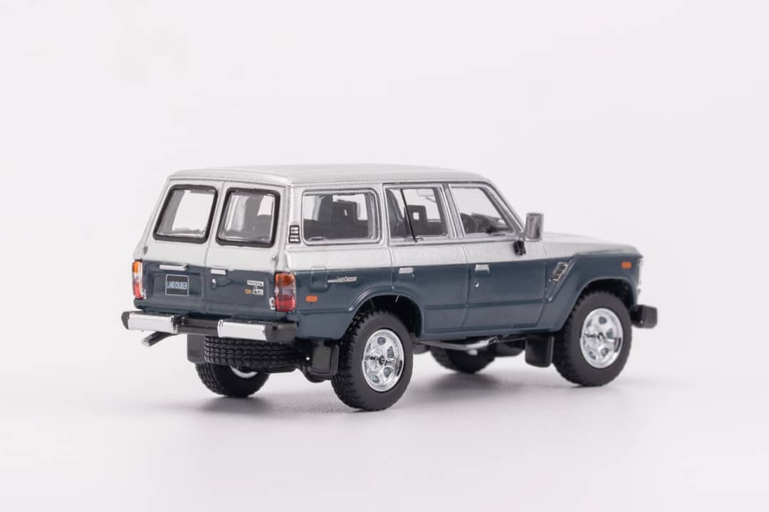 GCD 1/64 Toyota Land Cruiser LC60 (J60) - Silver Blue
