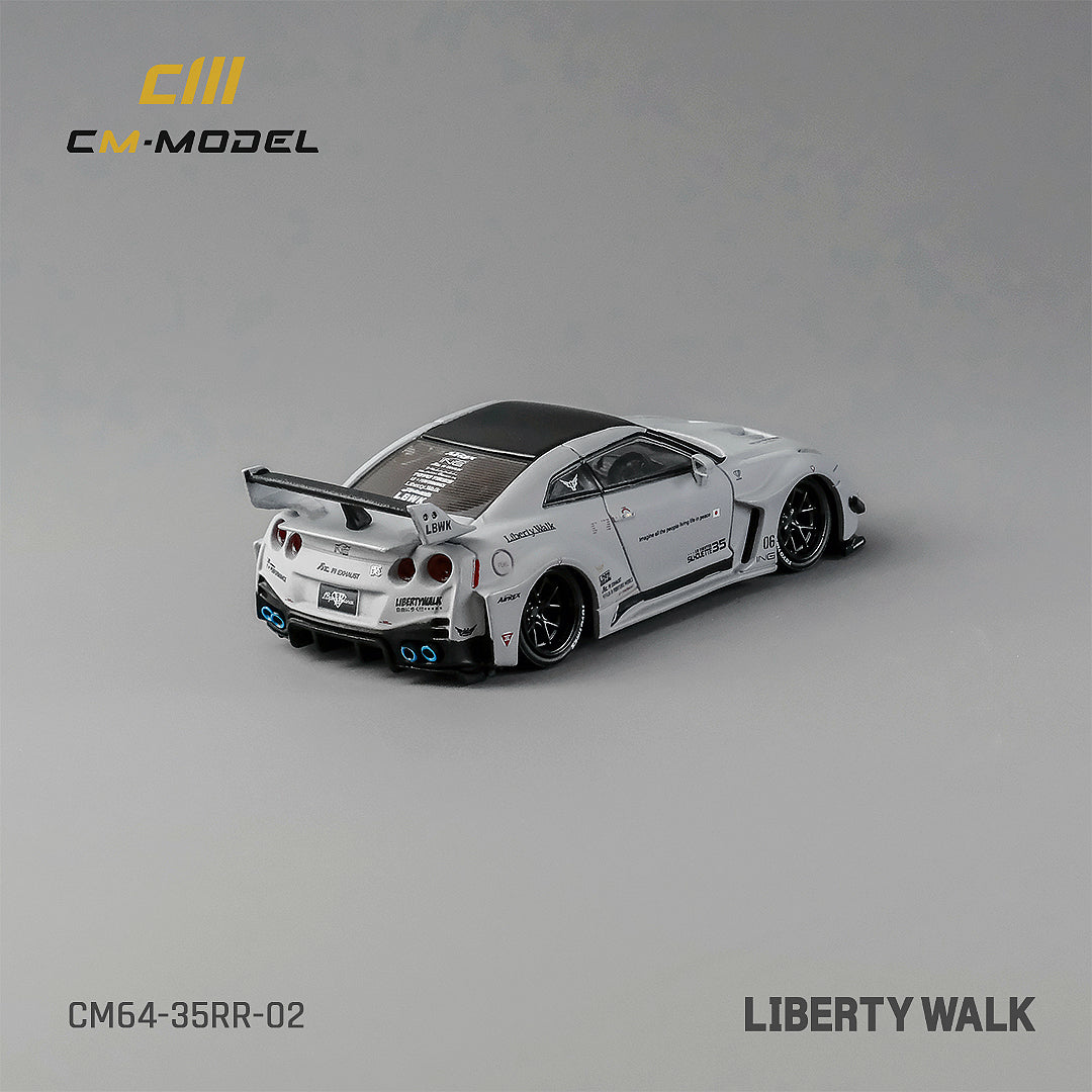 CM Model 1/64 GT-R R35 Matt Grey