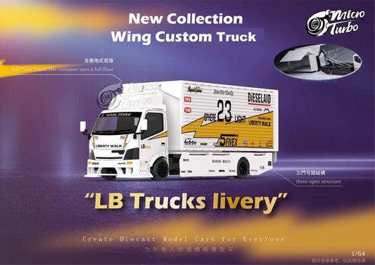 Microturbo 1/64 300 Series II - Custom Gull Wing Truck LB Flash Livery