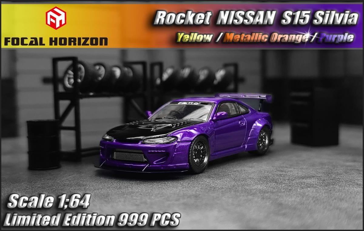 Focal Horizon 1/64 Pandem Rocket Bunny Silvia S15 HighWing