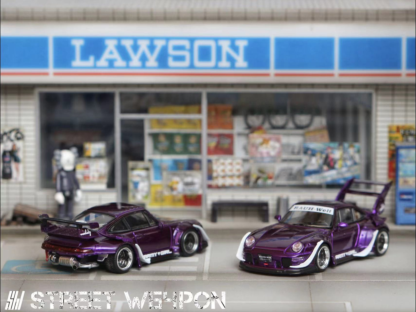 Street Weapon 1/64 RWB993 Flash Purple