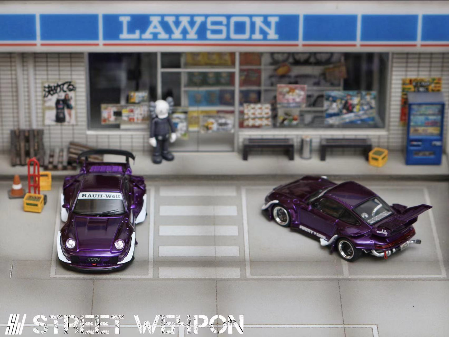 Street Weapon 1/64 RWB993 Flash Purple