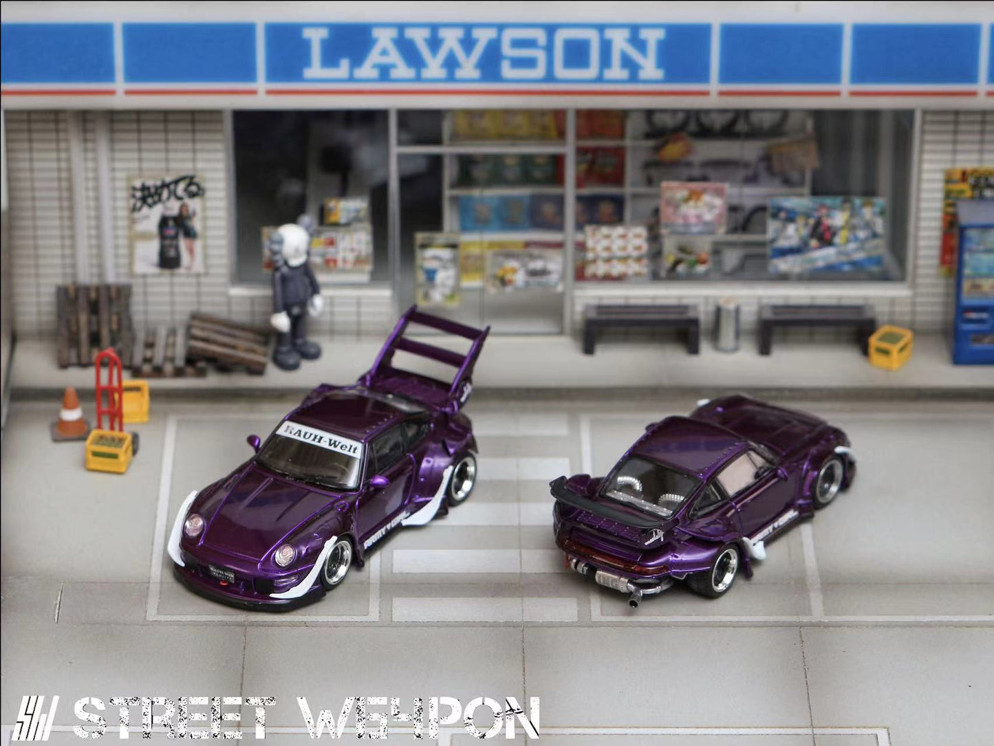Street Weapon 1/64 RWB993 Flash Purple