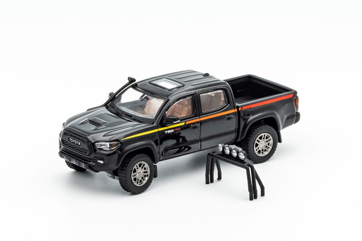 GCD 1/64 Toyota Tacoma N300 Offroad Version(263)
Black with Color Strip
