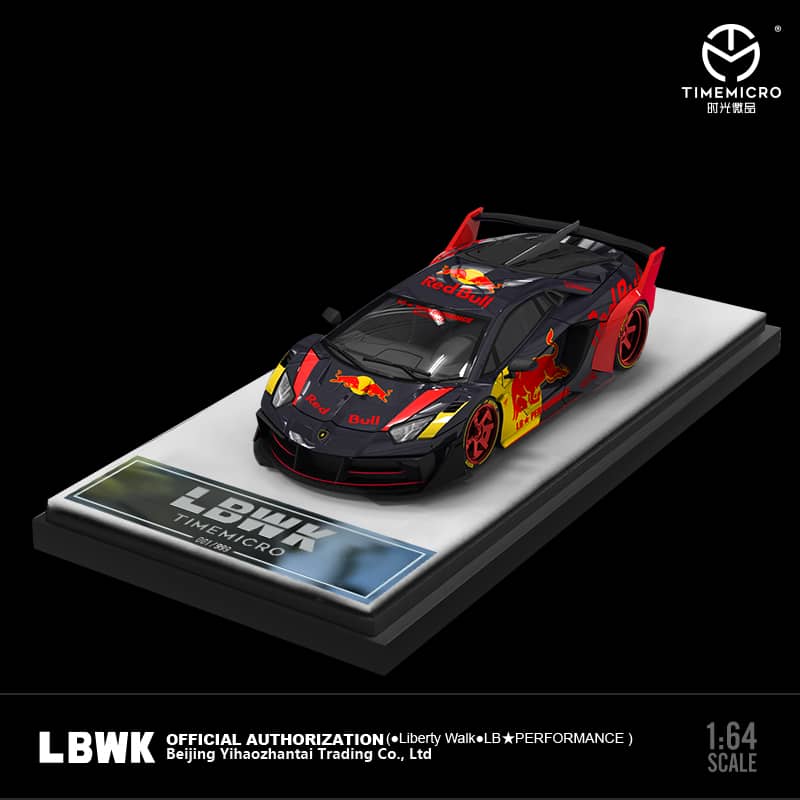 Time Model 1/64 LB-Silhouette WORKS Aventador GT Evo - Red Bull