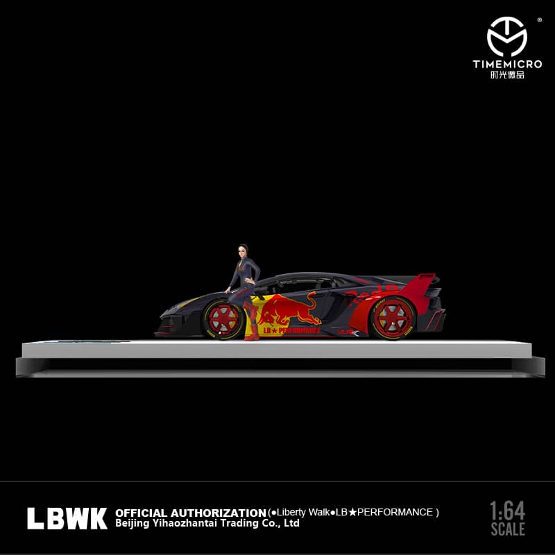 Time Model 1/64 LB-Silhouette WORKS Aventador GT Evo - Red Bull