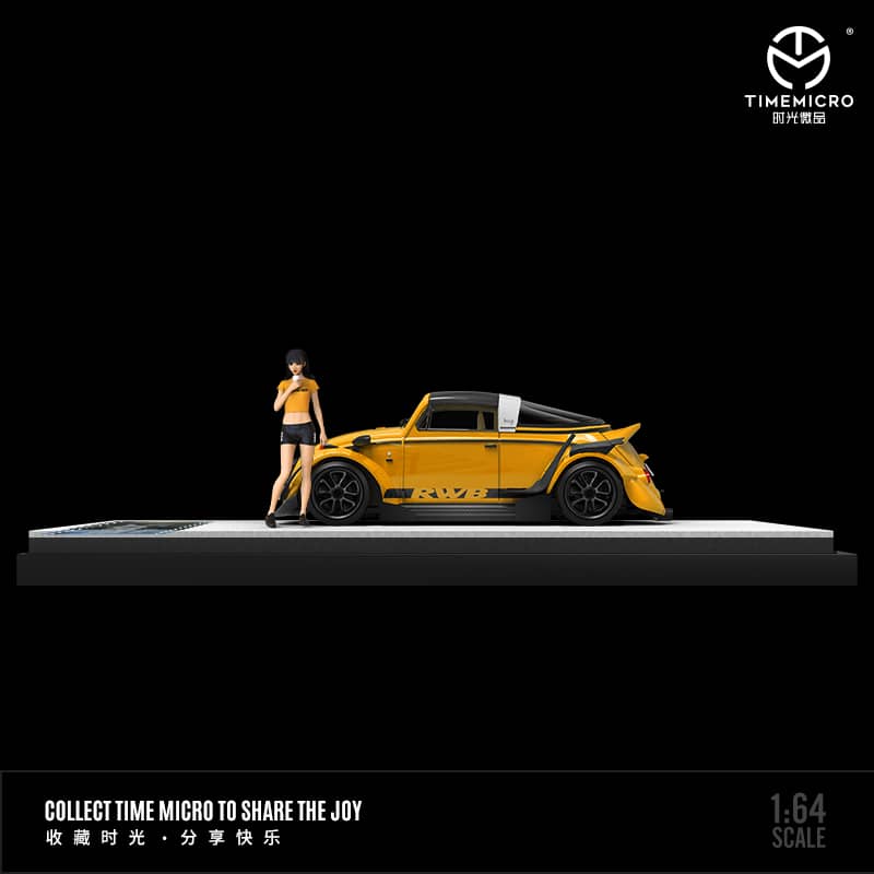 Time Micro 1/64 RWB Beetle Targa Yellow