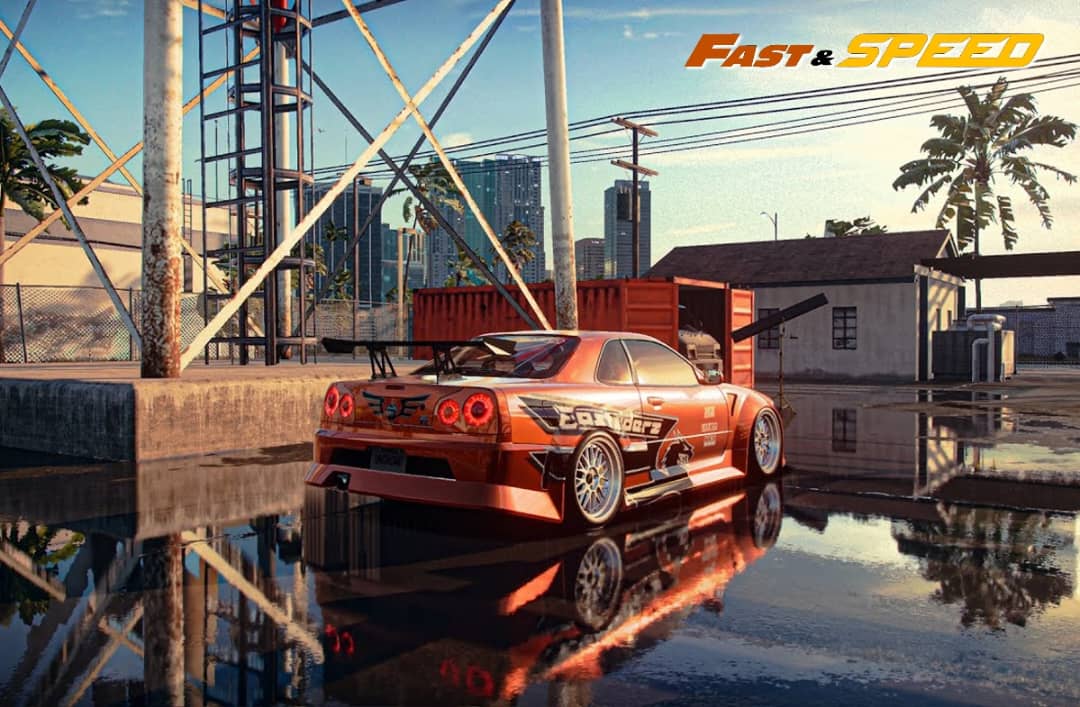 Fast Speed 1/64 Skyline GT-R R34 Z-Tune NFS Underground Livery