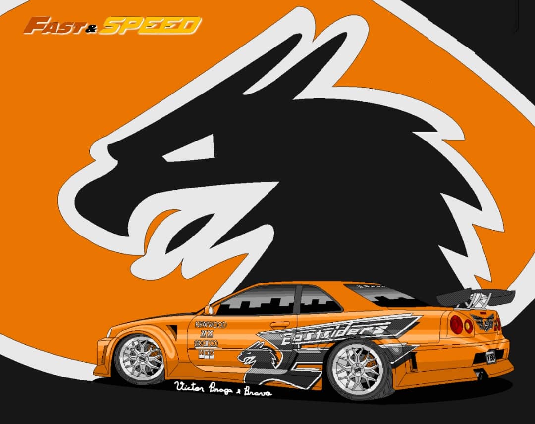 Fast Speed 1/64 Skyline GT-R R34 Z-Tune NFS Underground Livery