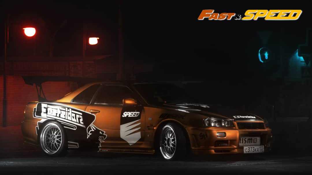 Fast Speed 1/64 Skyline GT-R R34 Z-Tune NFS Underground Livery