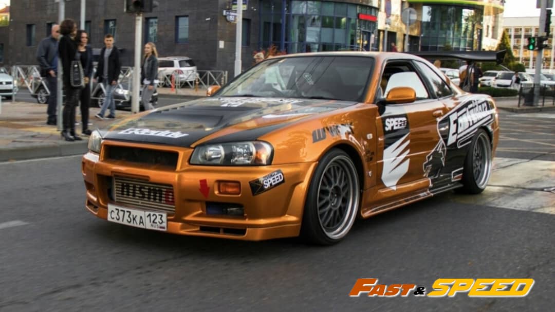 Fast Speed 1/64 Skyline GT-R R34 Z-Tune NFS Underground Livery