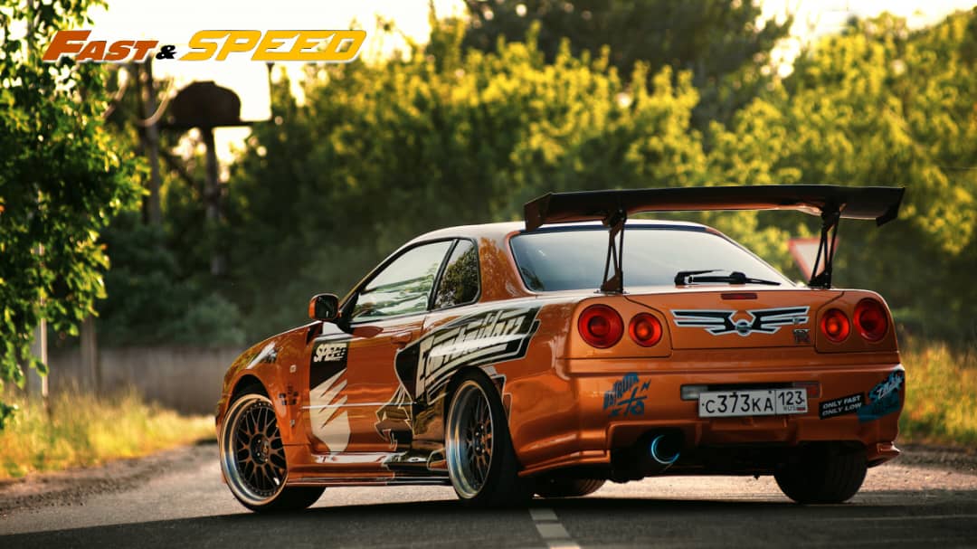 Fast Speed 1/64 Skyline GT-R R34 Z-Tune NFS Underground Livery