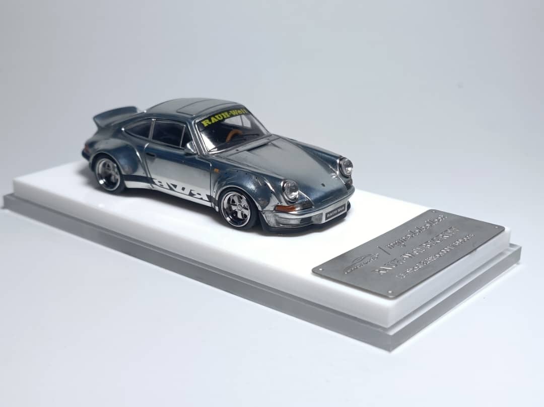 Model Collect 1/64 RWB 911 Carrera Coupe, RWB Backdate Modified Raw Silver **Limited To 499pcs
