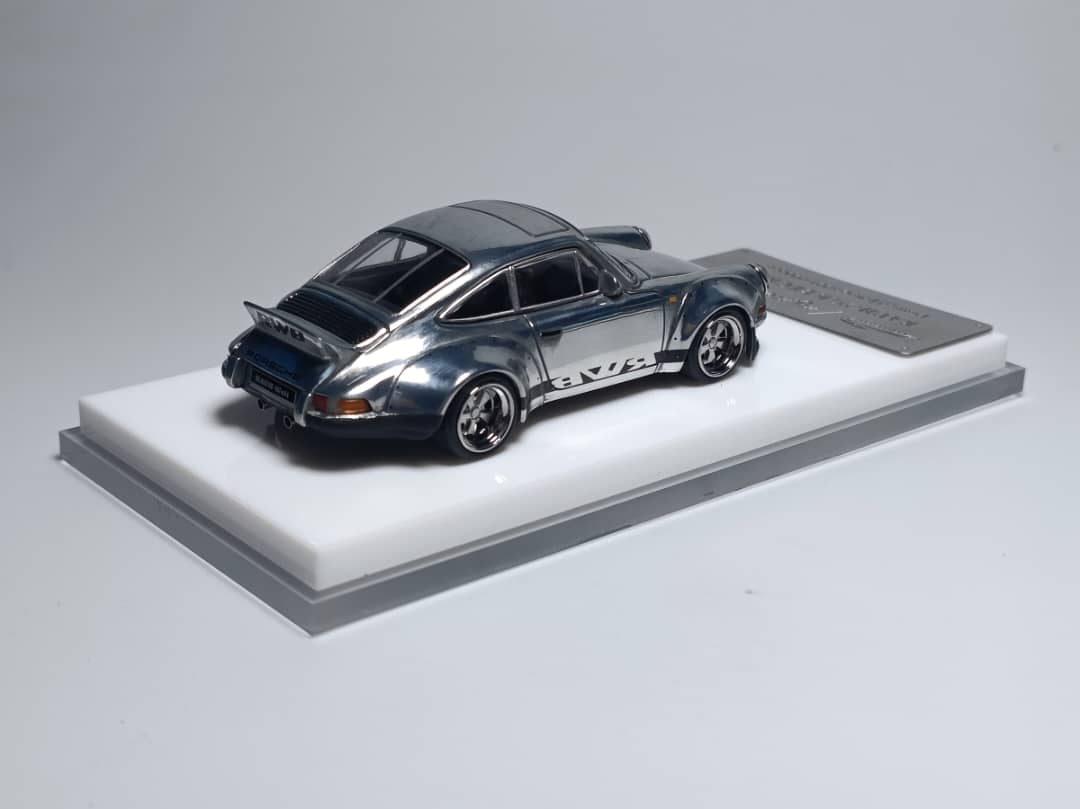 Model Collect 1/64 RWB 911 Carrera Coupe, RWB Backdate Modified Raw Silver **Limited To 499pcs