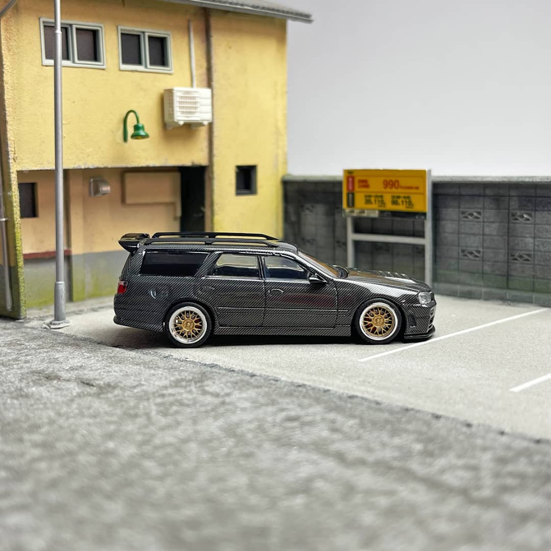 Zoom 1/64 Stagea WC34 260RS (Open-Hood, Visible Engine)
Full Carbon