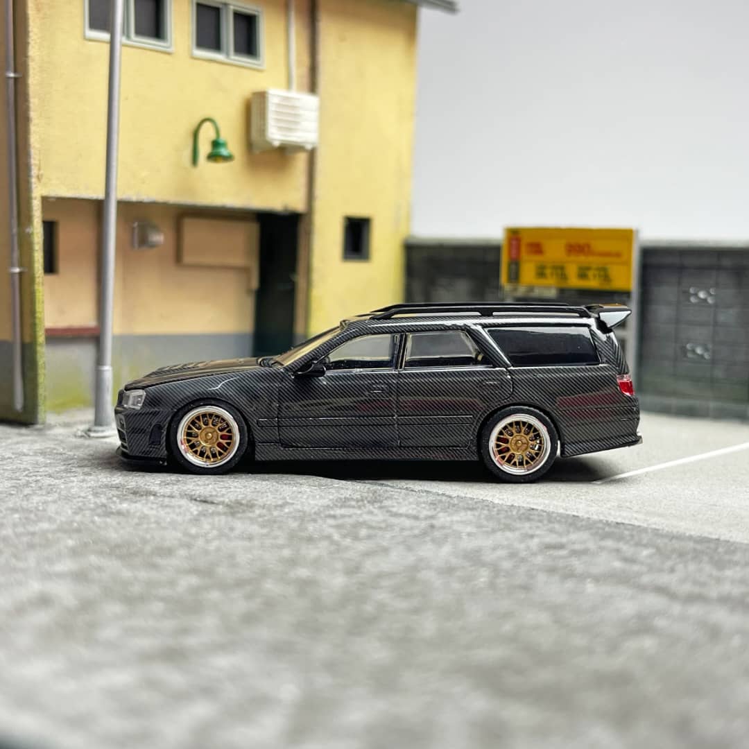 Zoom 1/64 Stagea WC34 260RS (Open-Hood, Visible Engine)
Full Carbon