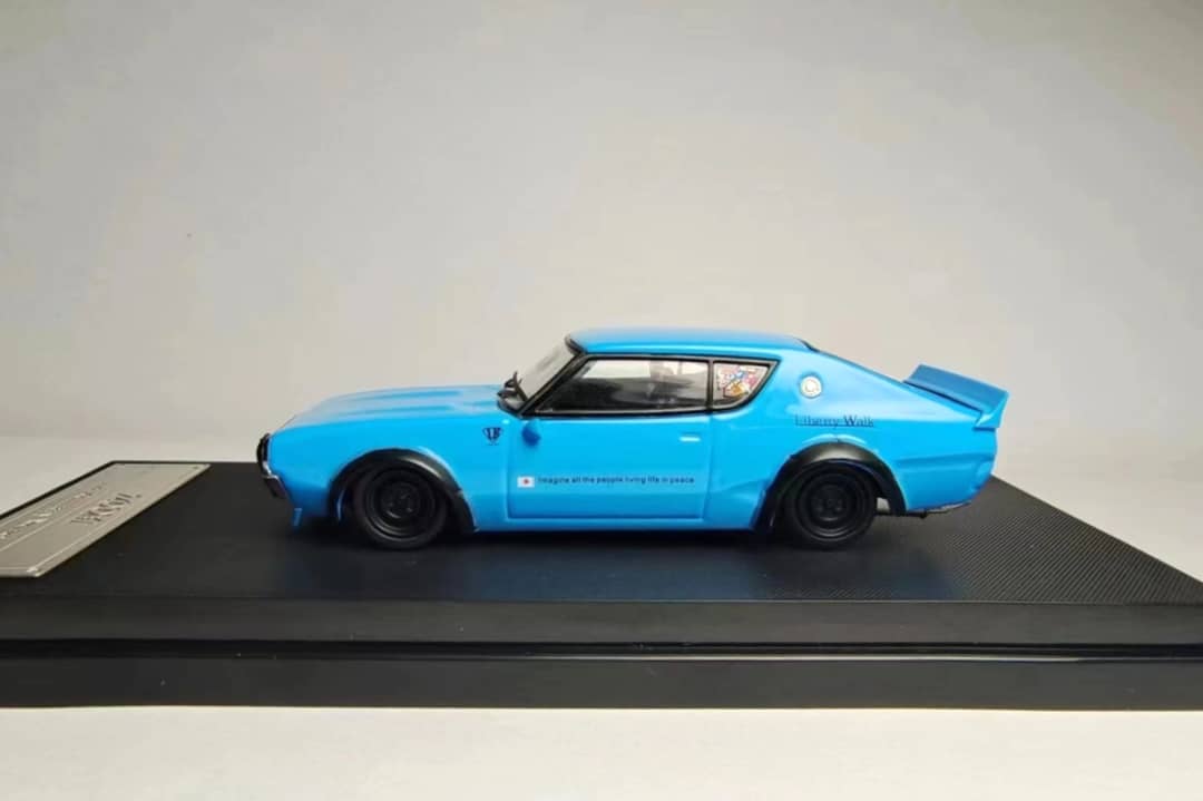Zoom 1/64 Skyline GT-R KPGC110, Liberty Walk Modified