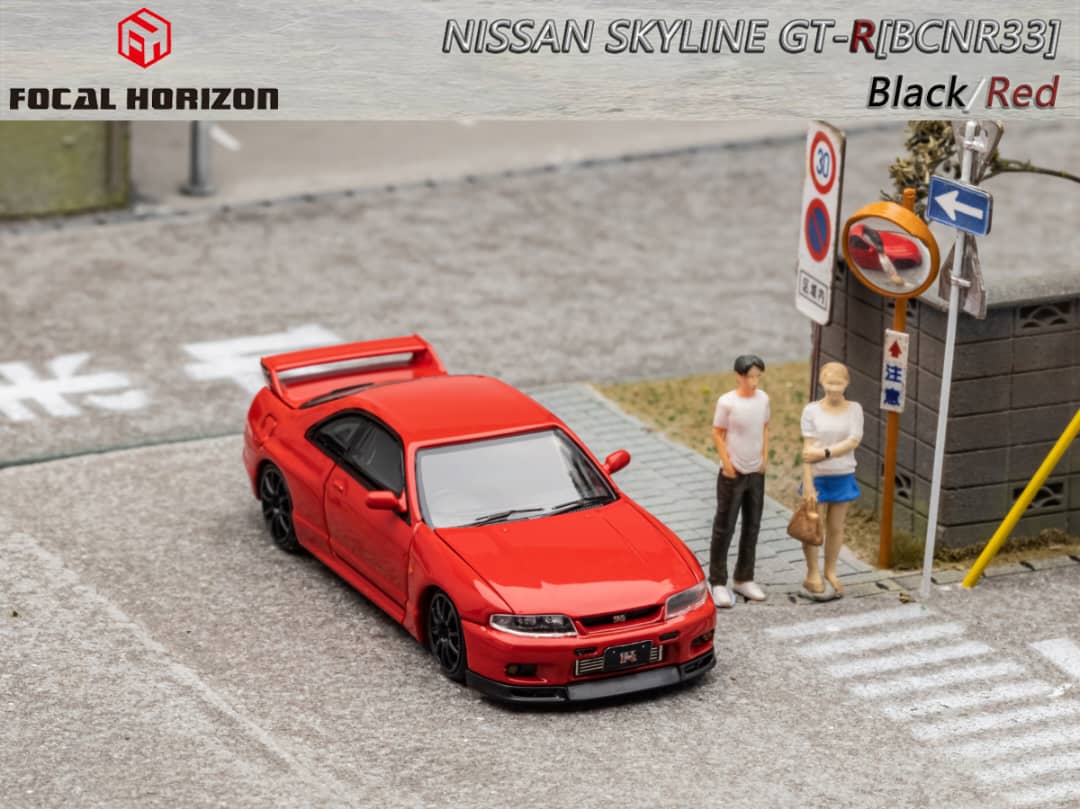 Focal Horizon 1/64 Skyline GT-R R33 (Open-Hood,Visible Engine)
