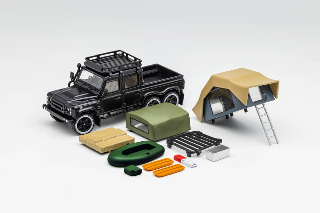 GCD 1/64 Defender 110 PickUp 6x6 KAHN Modified