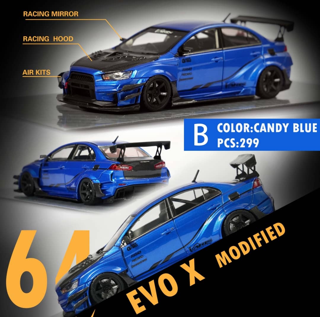 404Error 1/64 Lancer Evolution X Varis Modified