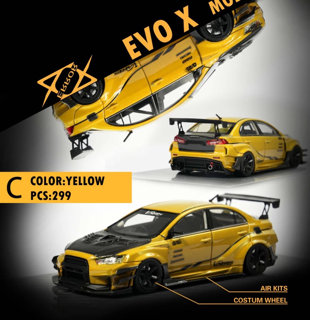 404Error 1/64 Lancer Evolution X Varis Modified