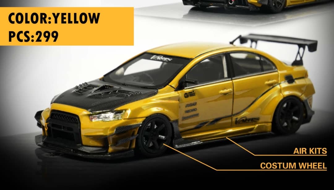 404Error 1/64 Lancer Evolution X Varis Modified