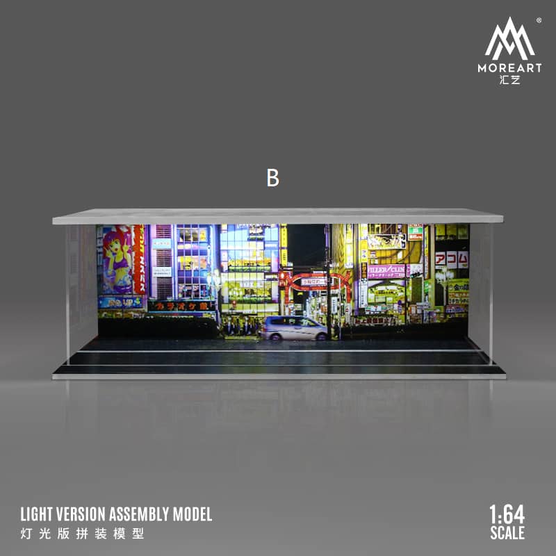 MoreArt 1/64 Assembly Diorama - City Theme with LED Light