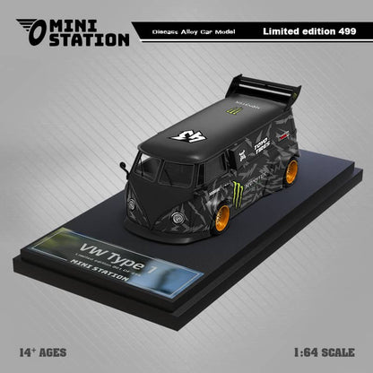 Time Micro x Mini Station 1/64 Hoonigan Monster 43# Livery Set