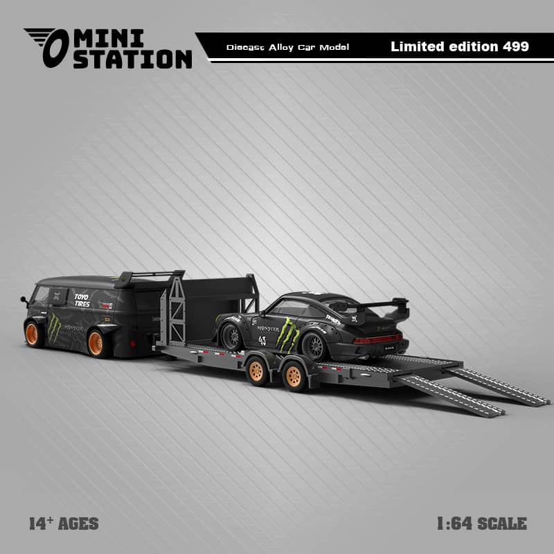 Time Micro x Mini Station 1/64 Hoonigan Monster 43# Livery Set